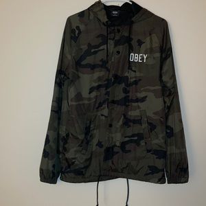 Obey camo jacket